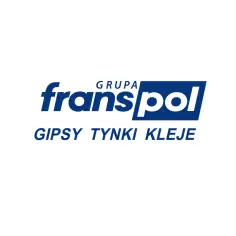 Logo Grupa Franspol. Produkty: gipsy, tynki, kleje. Idealne do szpachlowania.